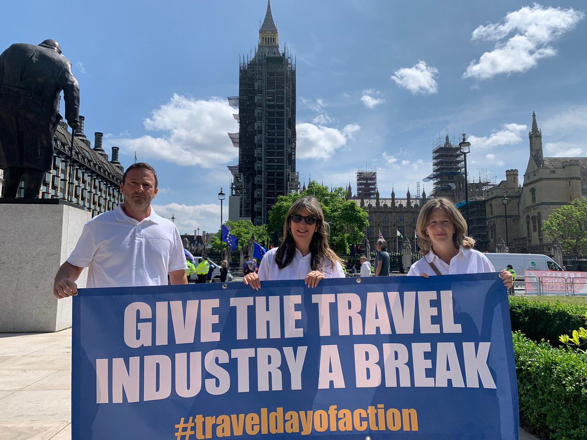 We are in Westminster for #traveldayofaction

#speakupfortravel #savetravel