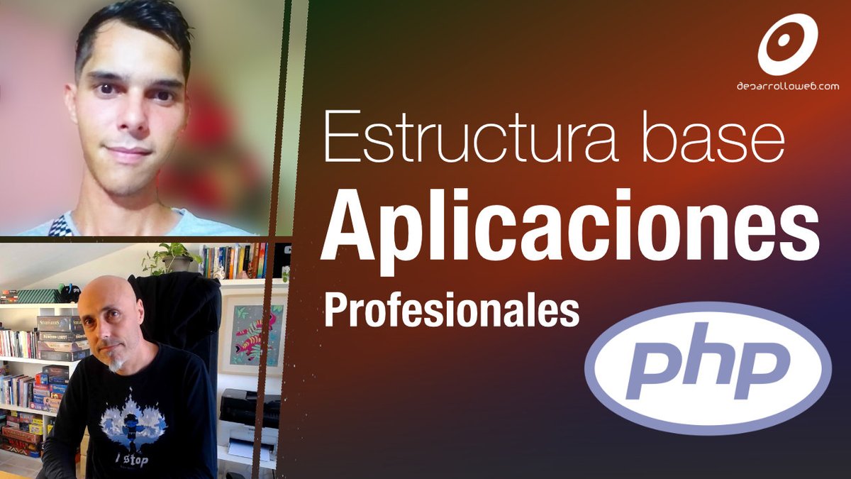 deswebcom's tweet image. Después del partido de España... cambia de tercio y entra de nuevo en el mundo del desarrollo! Emitimos &quot;Estructura para aplicaciones web profesionales, con PHP&quot;.

bit.ly/3wSakhV

Con @Nisa6Delgado y @midesweb