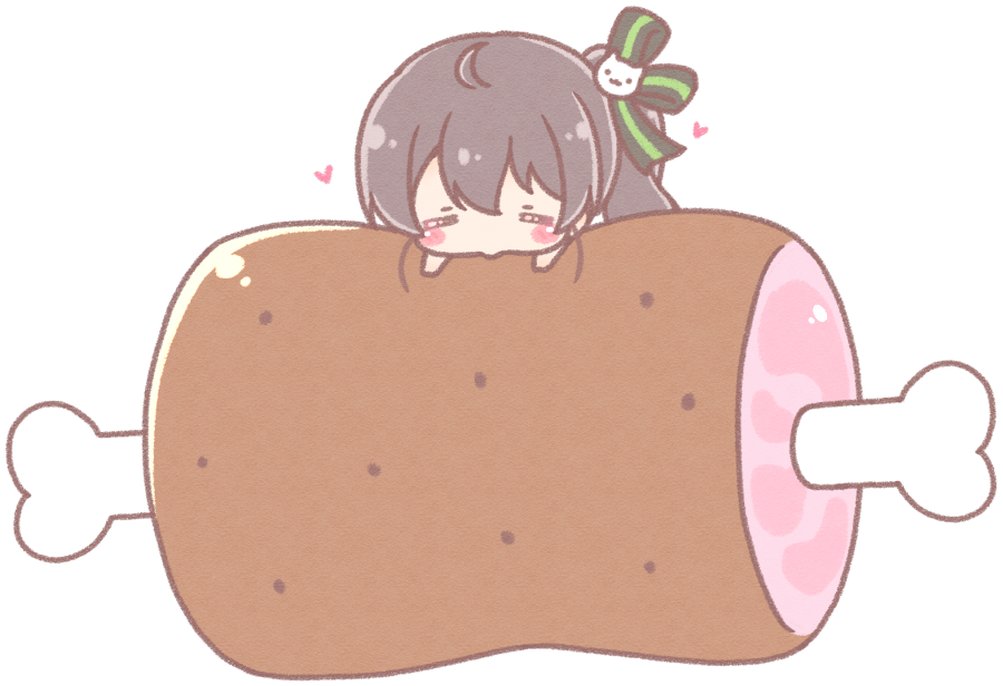 こちら透過イラストも添えさせていただきます いっぱい食べるまつりちゃんが好き みたらしねこ 絵仕事募集中 のイラスト