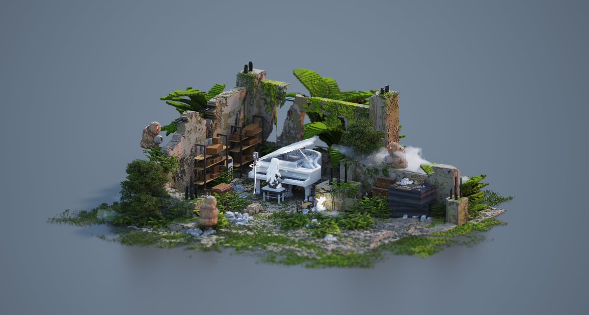 I just listed “weight of the world ” for sale on @withFND! 🌐
 #NFT  #magicvoxel #NieRAutomata  #voxelart 
foundation.app/@Alioz/weight-…