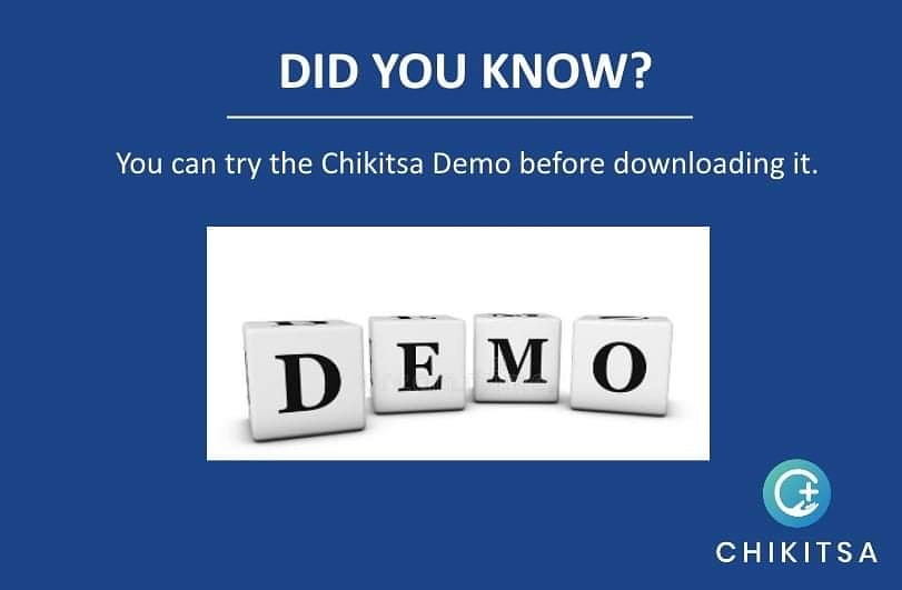 dharadshah's tweet photo. Did You Know?
You can try Chikitsa Demo at https://t.co/yXeveYFlQt
And now, you can get a trial of Chikitsa Cloud Free for one month at https://t.co/mTXT4Fe4T0
#chikitsa #patientmanagement #software #opensource #clinicmanagement #bookappointments #billingsoftware https://t.co/HsfIo0fQBa