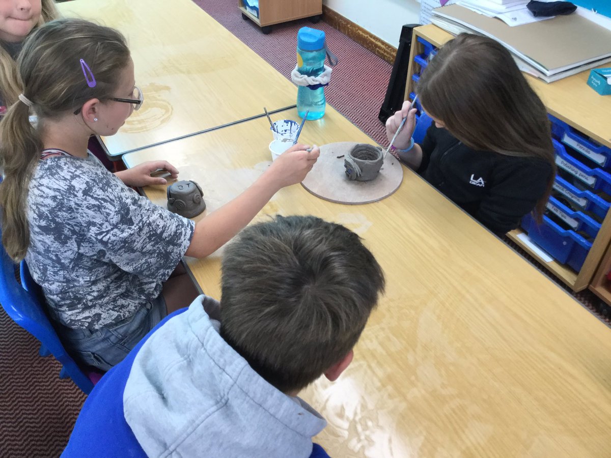 RedmarleyPA's tweet photo. More precision today making our own clay pots! We cannot wait to see what they look like in a few weeks when they have been fired! https://t.co/kNlEb2iB4x