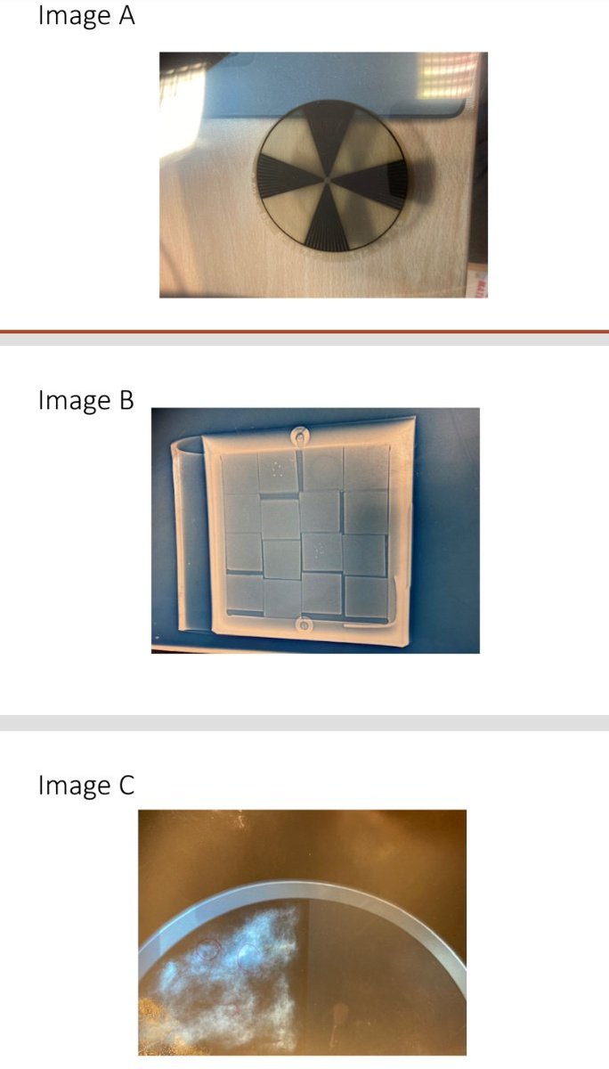 EFOMP_org's tweet photo. EFOMP @EUtempe1 Summer Quiz 💡
Images A, B, C have mammo QC equipment and images - do you know what they are?? 🤔

Post your answer here by Friday 1pm CET!

The winner will get this Schrodinger's cat tshirt 😎 https://t.co/irZXKY8rEs