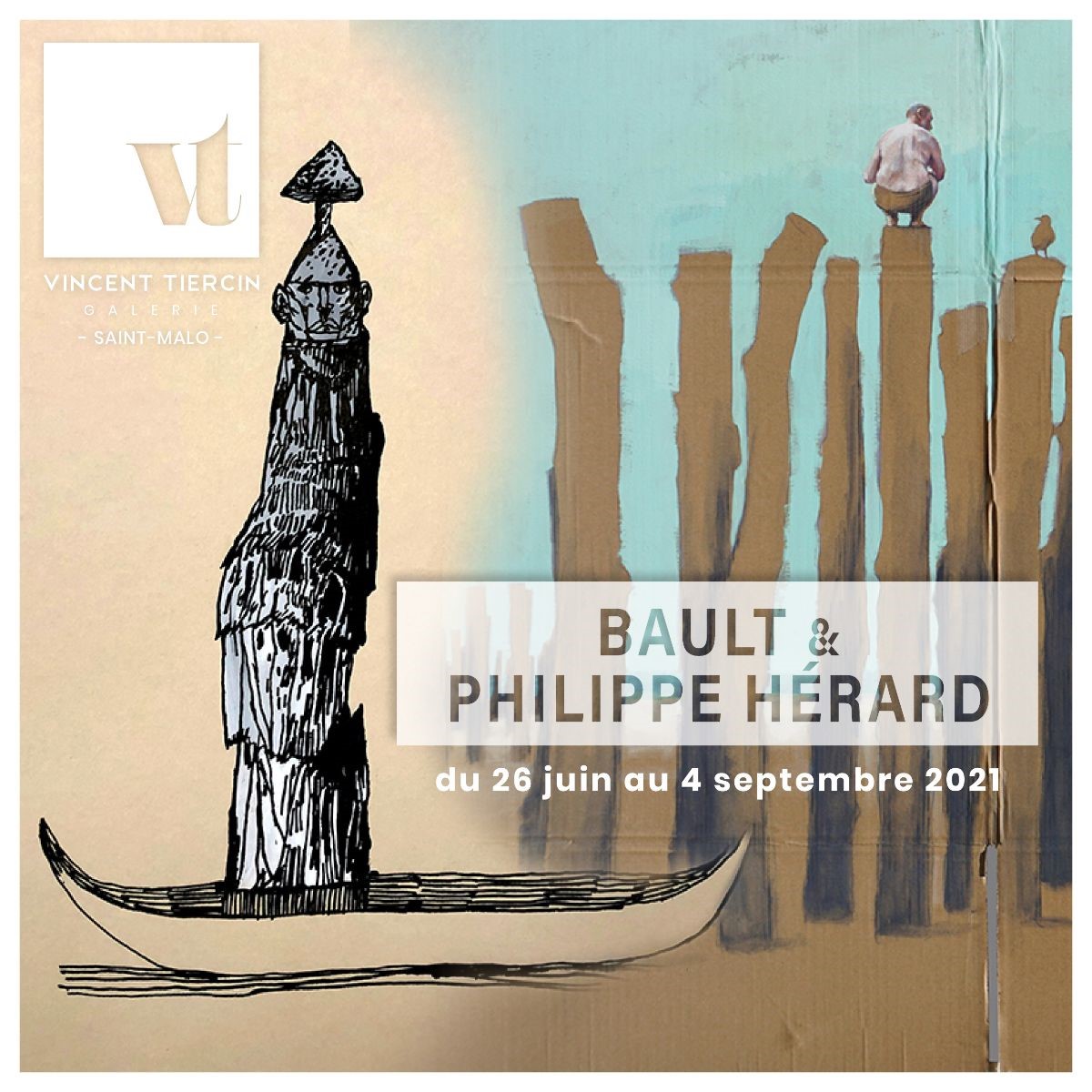 GalerieVTIERCIN's tweet photo. Bault &amp; Philippe Hérard ce samedi à #SaintMalo

-> https://t.co/PMVm687jxT

#exhibition #stmalo #galerievincenttiercin #galerievtstmalo #philippeherardbault  #stmalotourisme #saintmalotourisme https://t.co/WRfvn1fcAJ