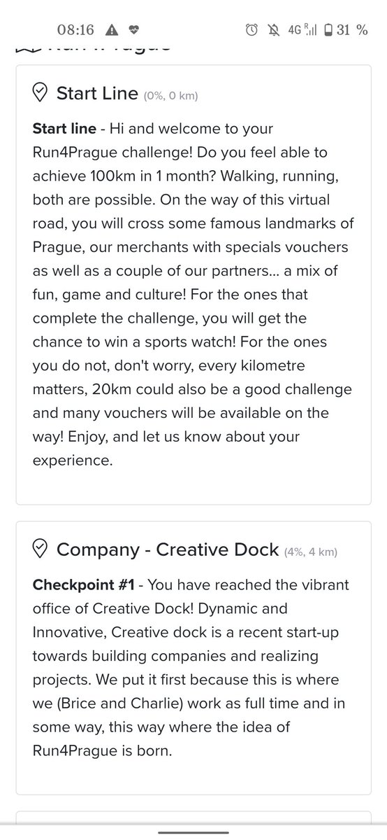 PragueRun4's tweet photo. First checkpoint unlocked 🏃

#creativedock https://t.co/tkP8Ny5ndw