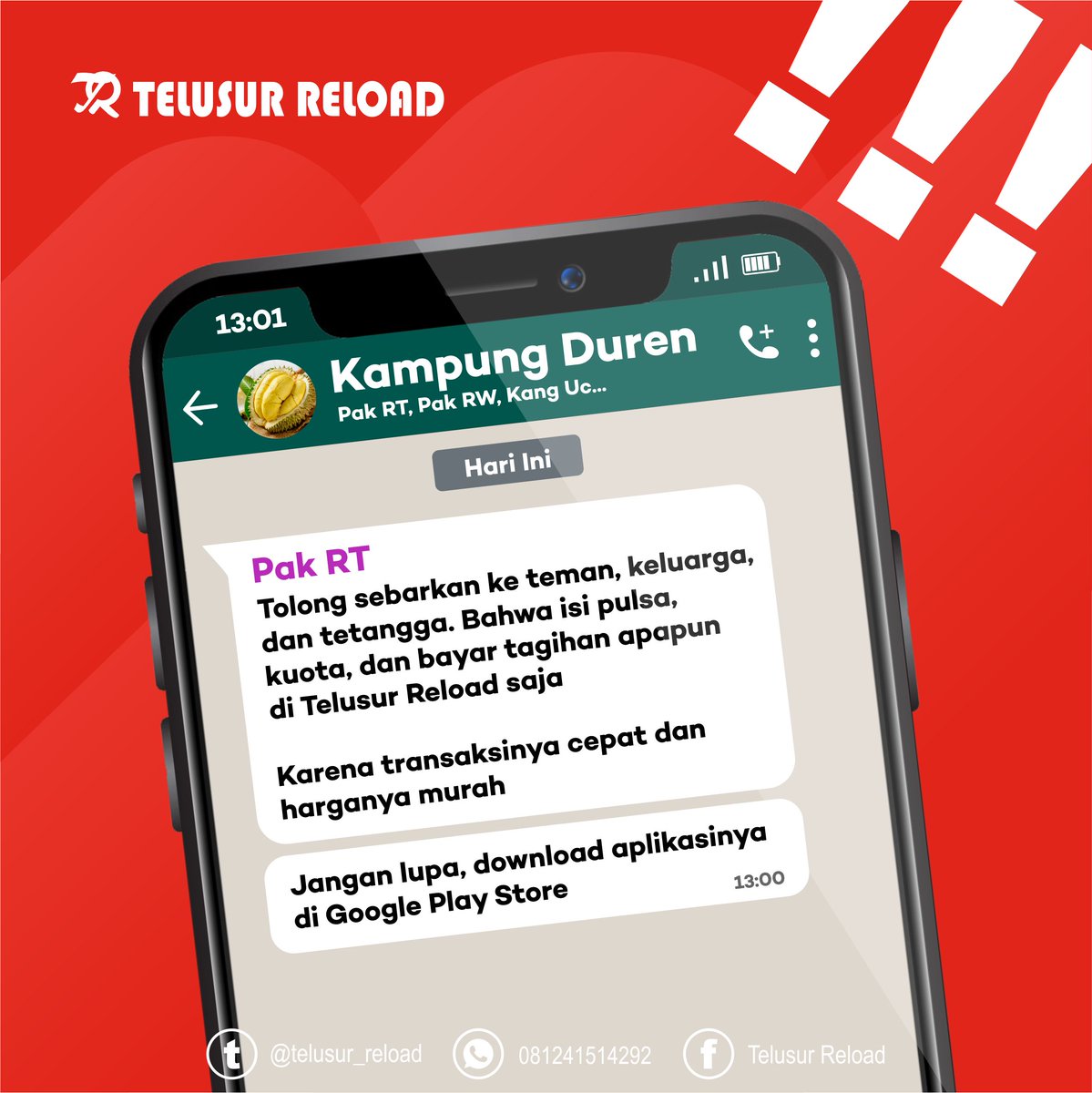 Telusur_Reload's tweet image. ada info penting nih dari pak RT