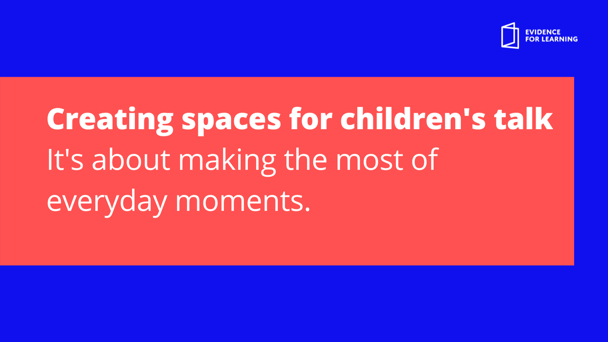 E4Ltweets's tweet photo. Children use oral language to communicate their views, learn to understand others, and make discoveries.
Educators can support and enhance children's oral language by engaging in sustained communication with children about ideas and experiences.
#OzEarlyEd #EdAu https://t.co/mQyEYLcxMP