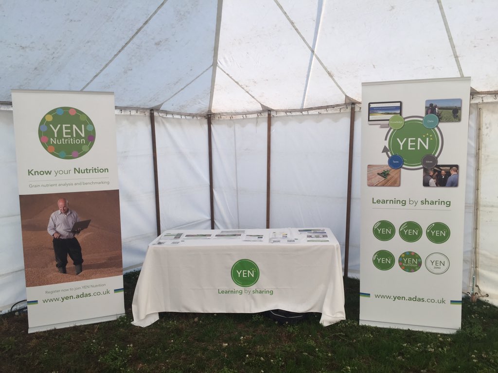 drkindred's tweet photo. All Ready at @Groundswellaguk this morning on @AHDB_Cereals stand. Looking forward to discussing how you can get involved with the @adasYEN #YENFamily #YENNutrition #YENZero @FarmPep #DynamicBenchmarking & #Agronomics @ADASGroup https://t.co/KTEvOMrexI