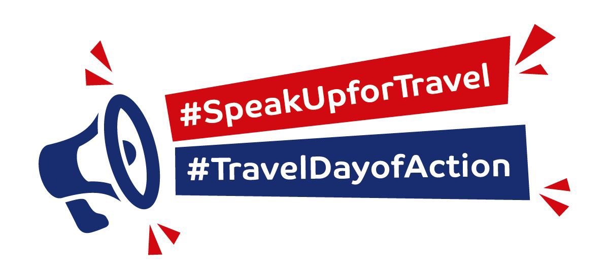 Today our industry stands together.  We call upon the government to provide support for the sector and enable a safe re-opening of the travel industry #traveldayofaction
