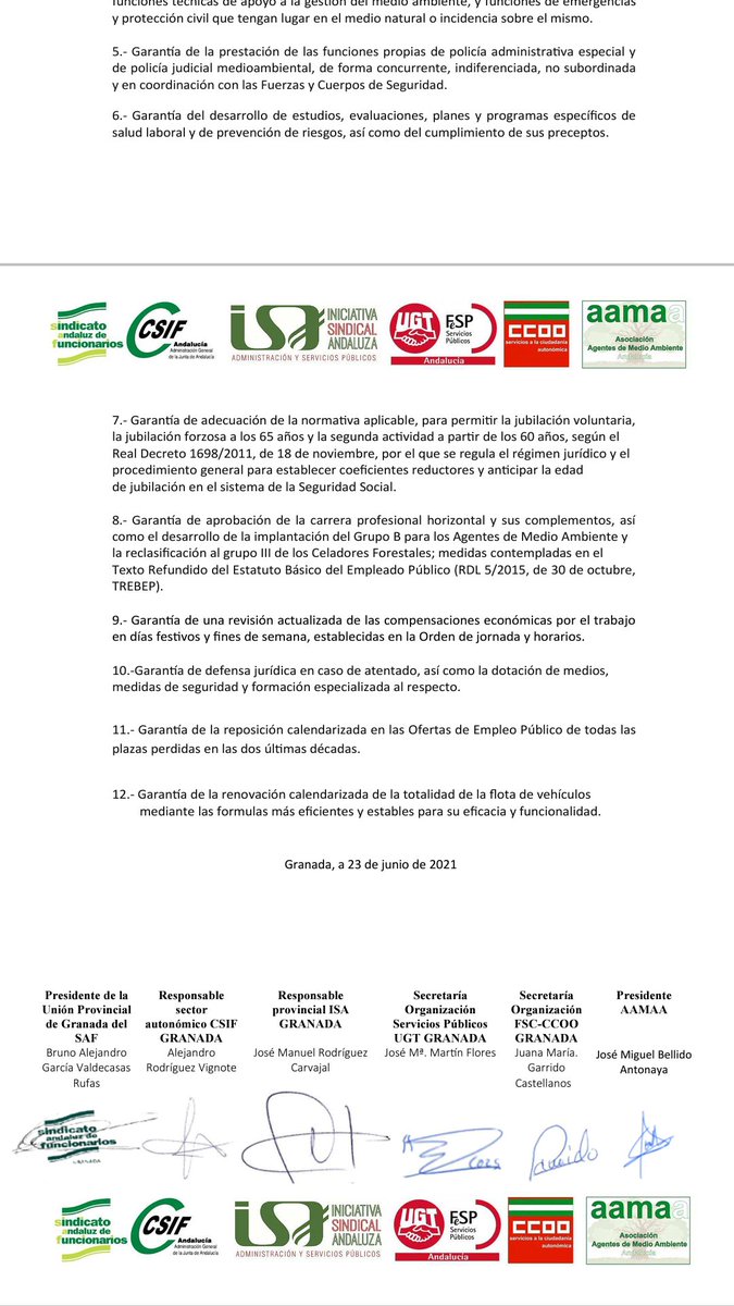 aamaa_es's tweet photo. #23Junio #Granada

Estas son las Reivindicaciones y Mejoras que demandamos en  las protestas y manifestación de hoy en Granada.

#RodeaLaDelegación 💪🏽💪🏽 https://t.co/0iuT4mkpeD