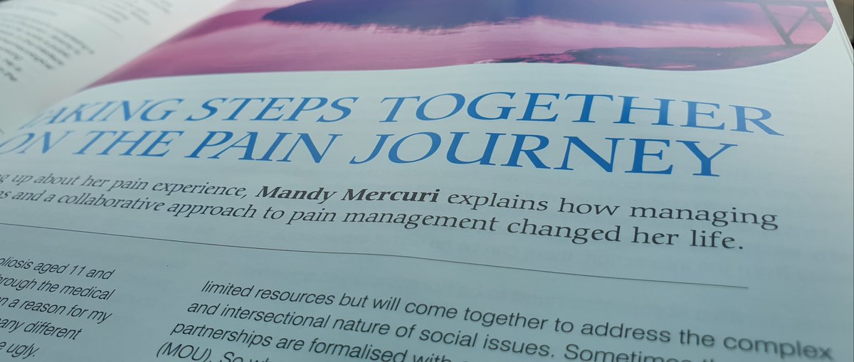 Takeholdpain's tweet photo. My article on healthy patient-clinican relationships
#InTouchMagazine
#SelfManageChronicPain
#WritingCommunity
Thanks @apaphysio and @KWernliPhysio for the opportunity to share my #PatientPerspective
(Full article on my blog here)
https://t.co/p0S6qdS3Jx https://t.co/1g6wBbNlM3