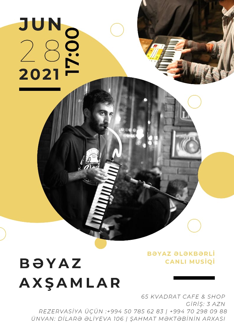 28 iyun, hər birinizi kafemizə gözləyirik 

•Bəyaz Axşamlar
•17:00dan 22:00a qədər