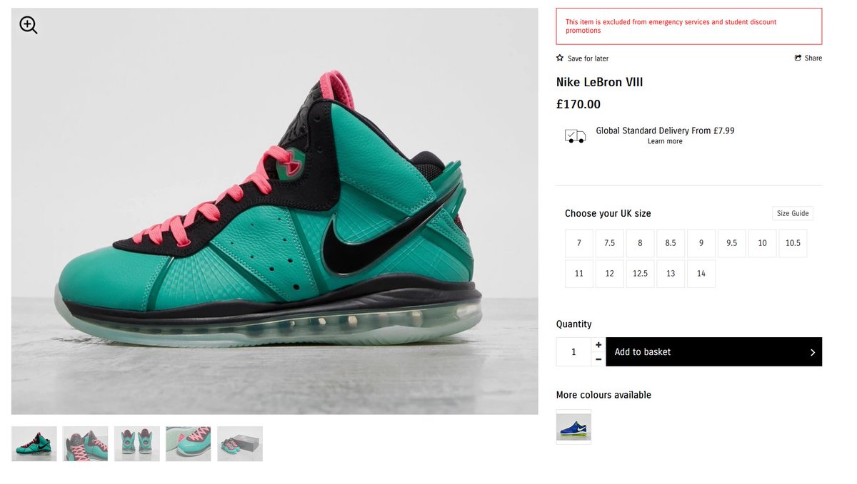 Schuh_Spanner's tweet photo. Online...
Nike LeBron 8 "South Beach"

Link: https://t.co/U9DhpVYyU7 https://t.co/0T8IrI8Vdb