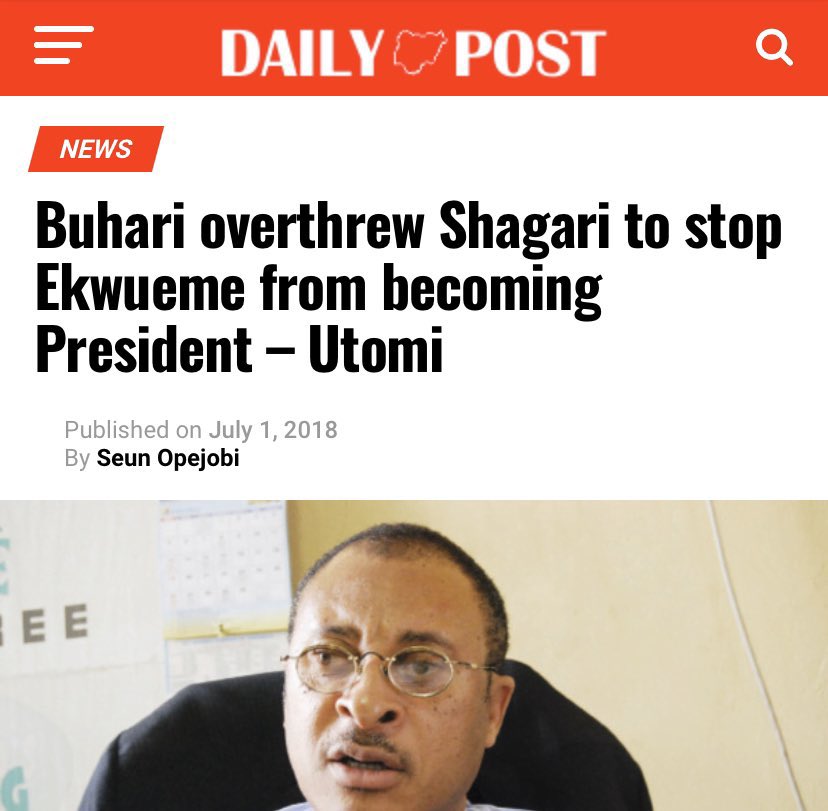 Restructuring won’t happen because those demanding it by the day are also begging to be President by night. In the same vein, you won’t get the Presidency because you dared mention restructuring. You better read History &amp; take a stand.
