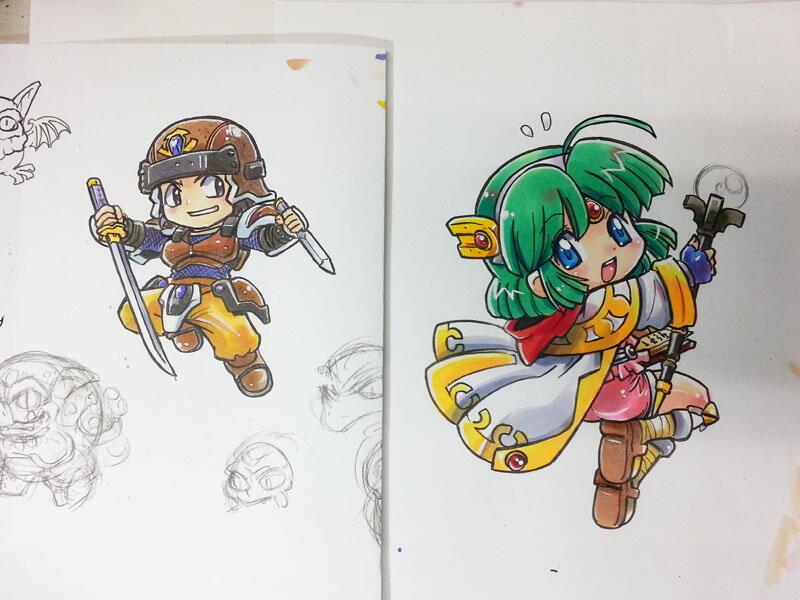 魔術師レミ✨ と、レミダヨウさん… #甲竜伝説ヴィルガスト ＃ヴィルガスト