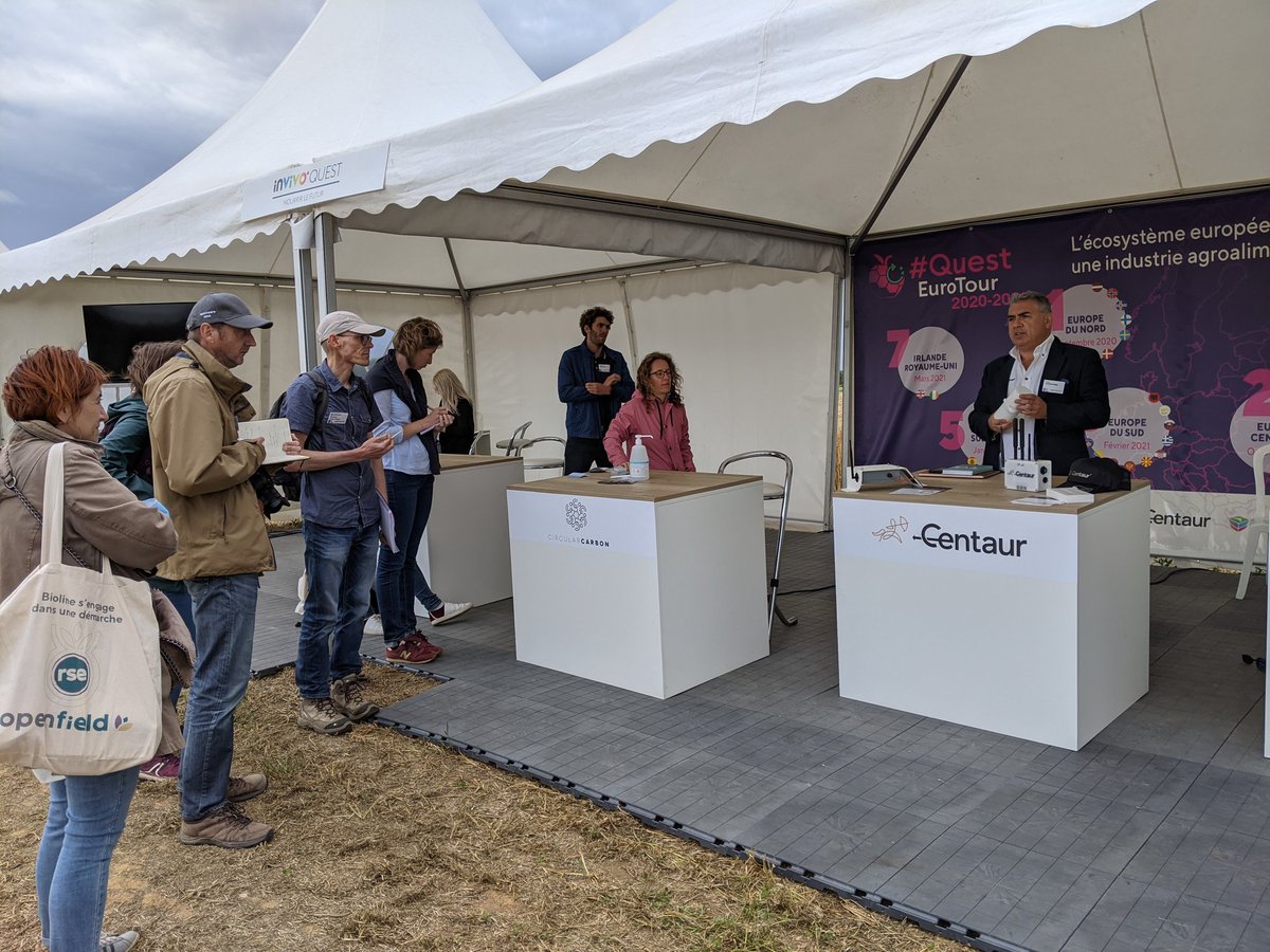 InVivoQuest's tweet photo. Retour en images sur une journée à #openfield21! Un grand merci aux équipes de @BiolineByInVivo pour l'organisation de cet événement illustrant la 3ème voie de l'agriculture. https://t.co/X84vTjWL0N