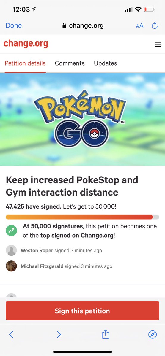 thetrainerclubb's tweet photo. Sign it 

https://t.co/k4MF0Cqezd

Is 47,000 signatures in 24 hours enough for a voice..? 

@NianticLabs @PokemonGoApp @NianticHelp https://t.co/btmFr9MlFZ