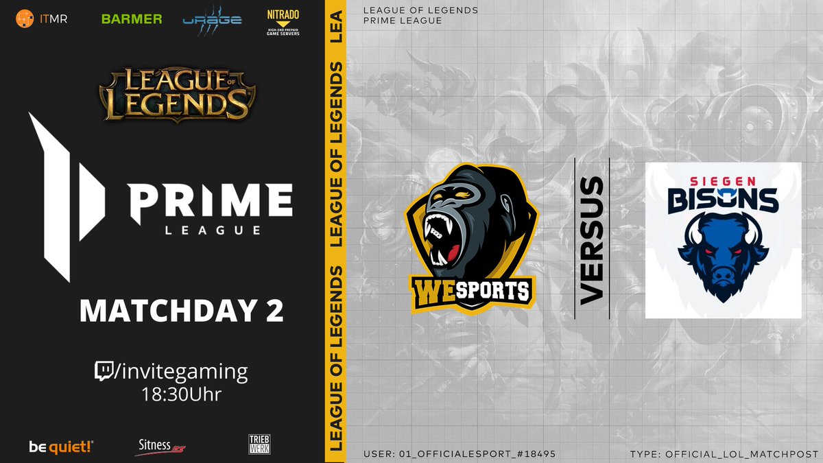 WeSports - League of Legends tweet media