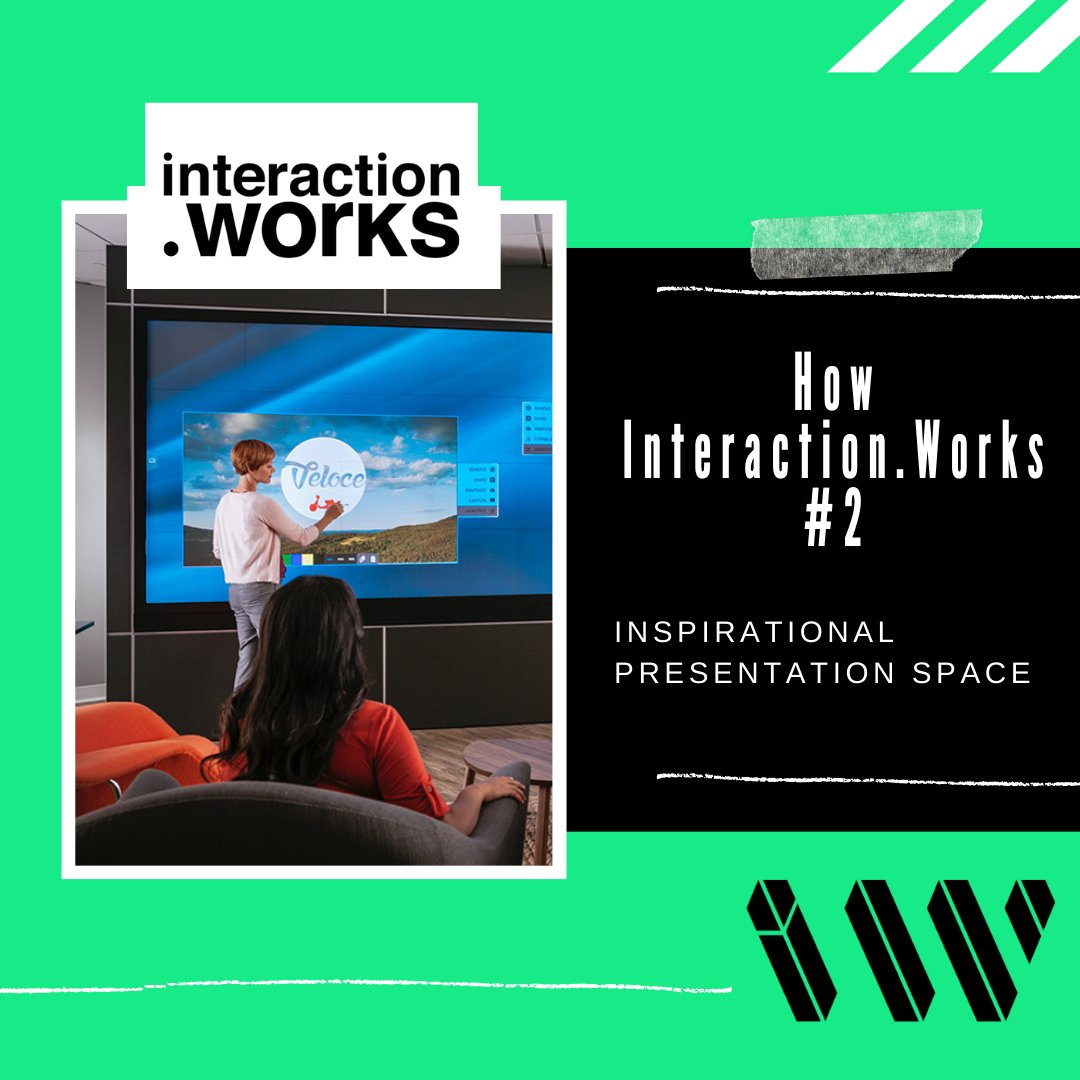 #7 Inspirational Presentation Space:

Bring your business alive on the vast 190” 6K seamless canvas. Flexible furniture for either sit down or stand up events and maker-space build stations for product demonstration.

Interaction.works

#officetech #londonoffice