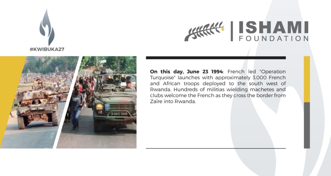 FoundIshami's tweet photo. #Kwibuka27: What happened on this day, June 23 in 1994, why it happened, and how it still matters today. #100DaysOfDarkness #RememberWithRwanda https://t.co/AKbojZgpFT