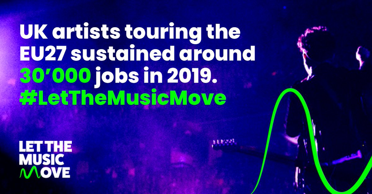 We support #LetTheMusicMove - an industry wide campaign calling on the UK government to do more to support the future of the music industry and mitigate Brexit-related impacts on European touring. 

Find out more and declare your support here: letthemusicmove.org