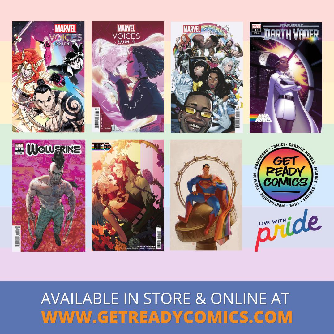 getreadycomics's tweet photo. #newcomicbookday &amp; more important #pride  stories shared with this #MarvelVoices one shot comic 🌈

https://t.co/x9p5U9L6hK…

#Pride2021  #pridemonth #marvelpride #marvelcomics
@MarvelUK https://t.co/W1Y4s88PPn