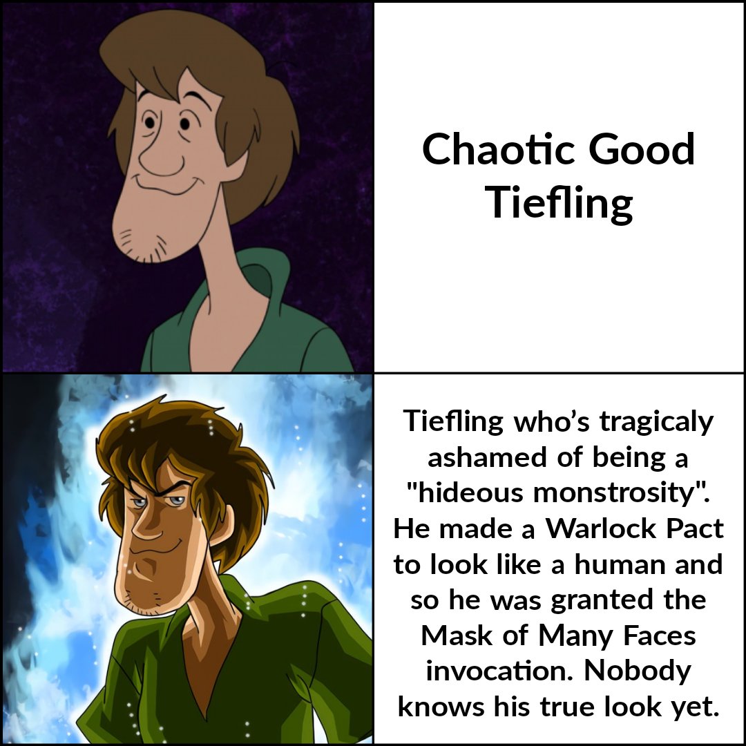 MemesDnd's tweet photo. One more Hypercreative PC, commin through!
🧙🏻‍♂️⚔️🤓
credit: velatieren
#dungeonsanddragons #rpg  #dndminiatures #tabletopgames #criticalrole  #meme #bard https://t.co/2kYJuDQ25h