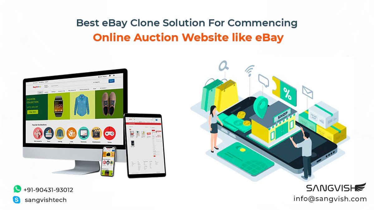 SangVishTech's tweet photo. Best eBay Clone Solution For Commencing Online Auction Website like eBay

Visit: https://t.co/r9DJ4X2qBC

#eBay #ebayclone #ebayclonescript #auctionscript #ecommerce #B2C #ecommercescript #marketplace #sangvish #clonescript #phpclonescript #webdevelopment https://t.co/XfAMxxqV2e
