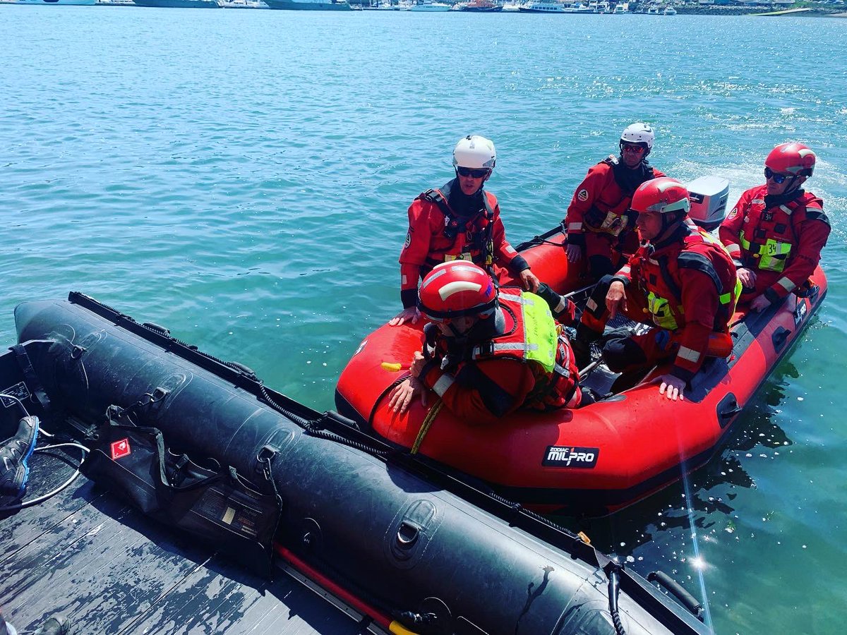 Demonstrations with the ERB400 and FC470 in Plymouth #forthosewhoworkonthewater