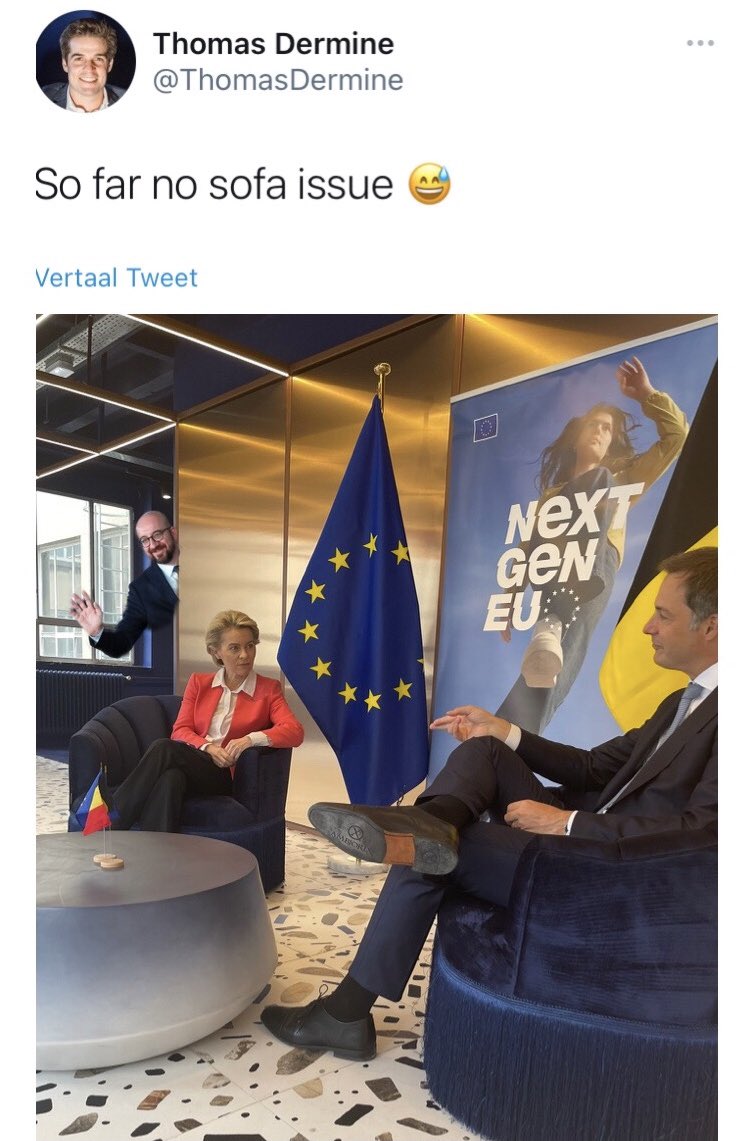 SanderLoones's tweet image. How it started… How it’s going.
#CoucouCharles #SofaGate