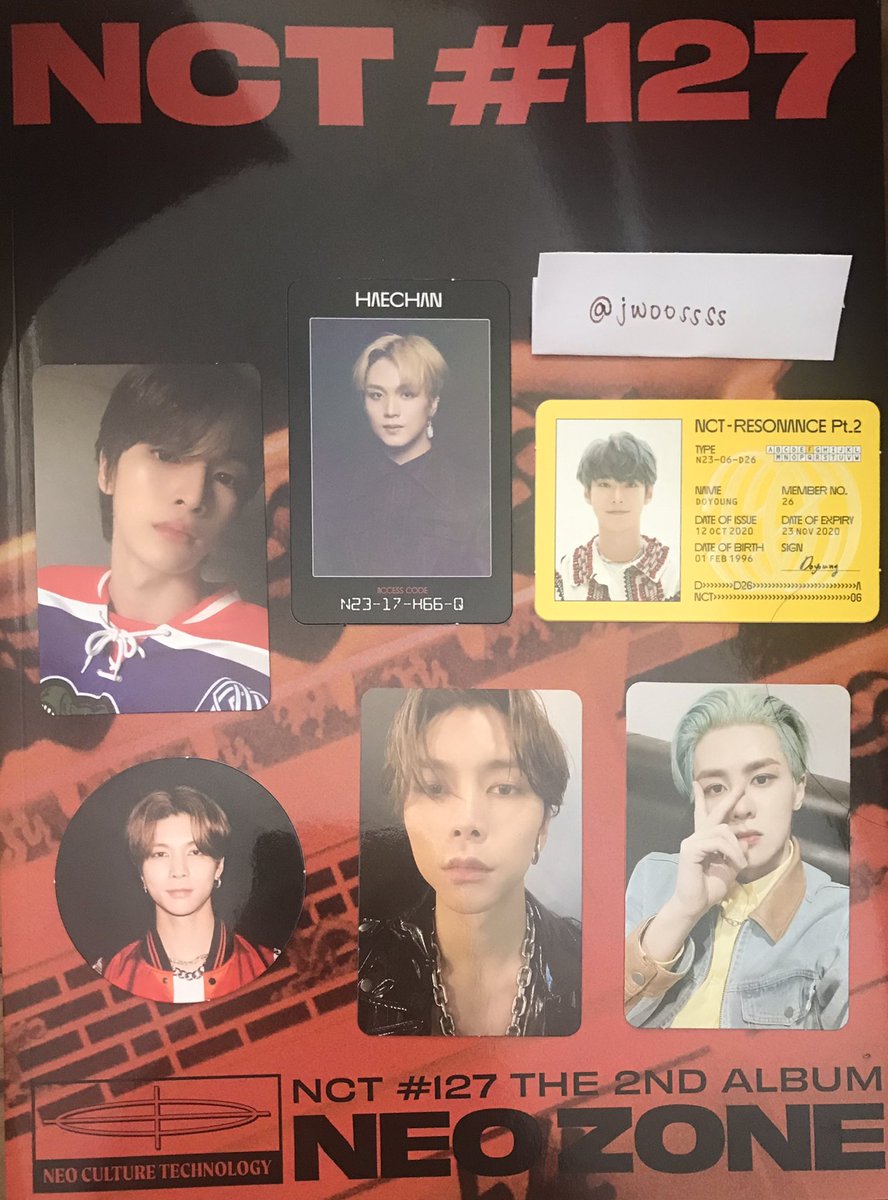 jwoossss's tweet photo. wtt / lft PH ONLY

have :
sungchan arrival pc
kun departure pc
haechan access card
doyoung id card
johnny neozone t ver pc and cc

want :
jaehyun equivalents / dm me for any jaehyun offers

fresh pulls and all clean

tags resonance pt 2 neozone t ver photocard nct wayv https://t.co/5ZqDMSKC16
