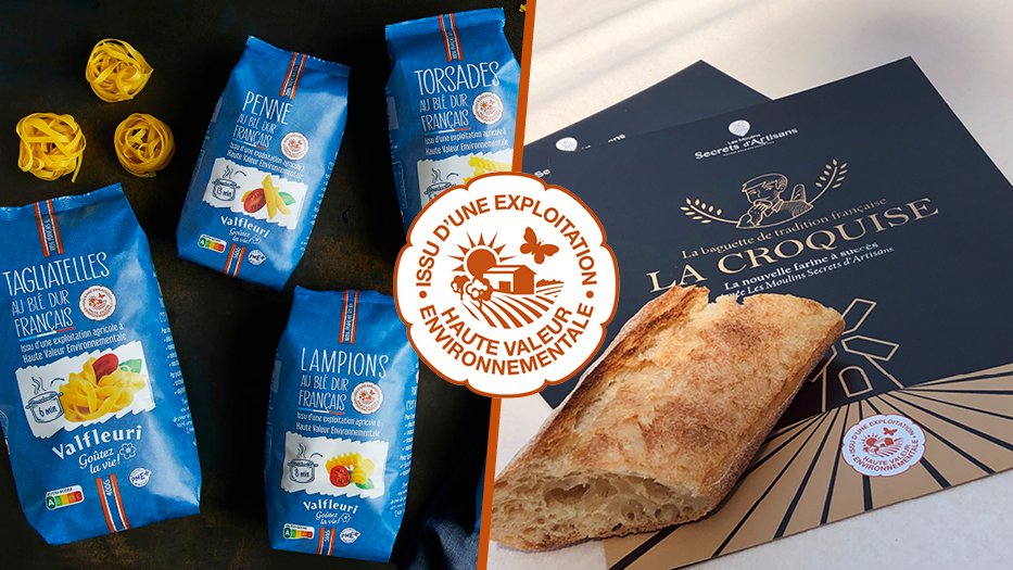 [Filières]
Axéréal accompagne les agriculteurs certifiés #HVE dans la recherche des meilleurs marchés pour leurs productions
Comme pour le blé dur des pâtes Valfleuri🍝et le blé tendre de la farine «La Croquise» d'Axiane Meunerie🥖
Notre actualité complète axereal.com/actualites/cer…