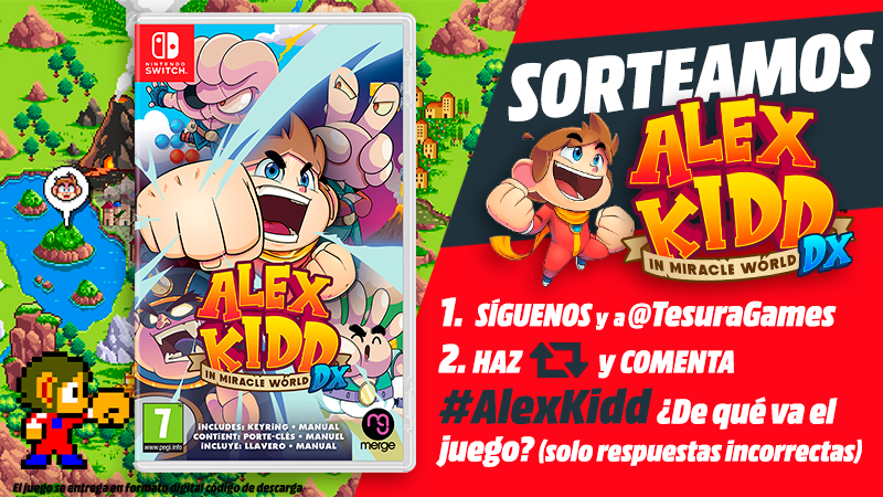 MediaMarktGames's tweet photo. ‼️💥𝗦𝗢𝗥𝗧𝗘𝗔𝗭𝗢 Alex Kidd in Miracle World DX para #Switch🧒🤜 ¡Piedra, Papel o Tijera! 🪨📃✂️

1⃣ Síguenos y a @TesuraGames 
2⃣ Dale🔁y comenta con #AlexKidd ¿De qué va el juego? solo respuestas incorrectas 🤣

⏱️Hasta 27/6 #SORTEO 
¿Lo quieres?👉 https://t.co/kNDmttguYe https://t.co/n2neVdQZPL