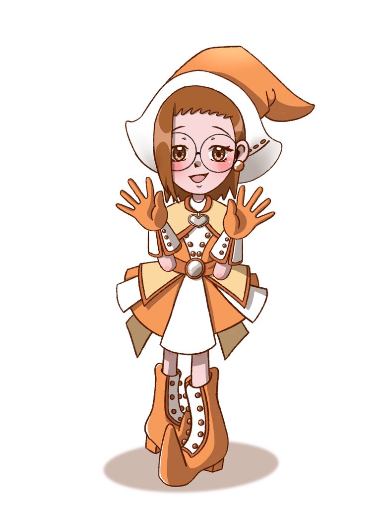 SoraNats_'s tweet photo. Hihi ! Bien le bonjour !

Et la 3eme du trio de base de #magicaldoremi #emilie ❤️

Bref j’espère que cela vous plaît!

#procreate #doremimagique #ojamajodoremi #orange  #illustration #art #procreateart https://t.co/3yunpLVgV6