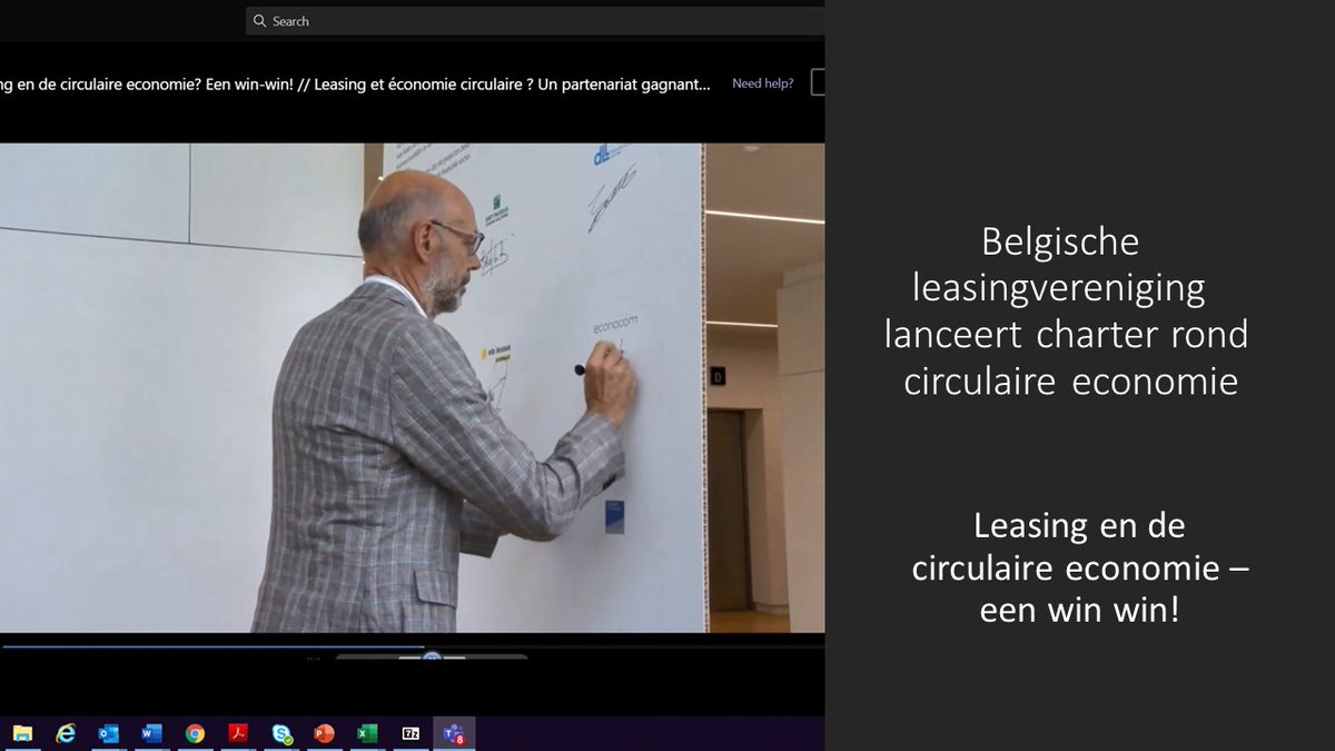 Gisteren ondertekende <a href="/Econocom_BeLux/">Econocom BeLux</a> het Charter rond circulaire economie gelanceerd door de Belgian Leasing Association. Doel: ervoor te zorgen dat circulaire projecten beter en sneller ondersteuning krijgen vanuit de financiële sector. #circulareconomy 
febelfin.be/nl/press-room/…