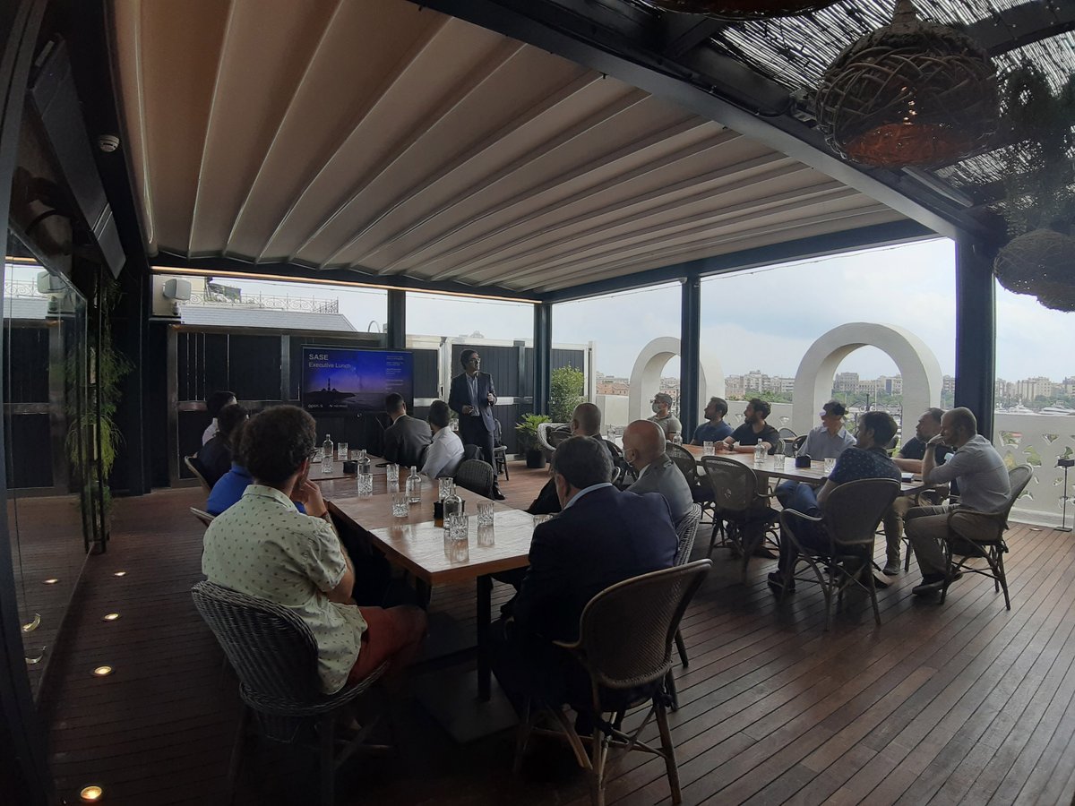 Open3S's tweet photo. Éxito del evento #SASE Executive Lunch junto a nuestro partner @NetskopeES. Presentamos caso de éxito de @Cuatrecasas que ilustra a la perfección la necesidad de proteger a las organizaciones de #ciberataques.  ¡Gracias a todos los asistentes! https://t.co/x1MkXLkX4G