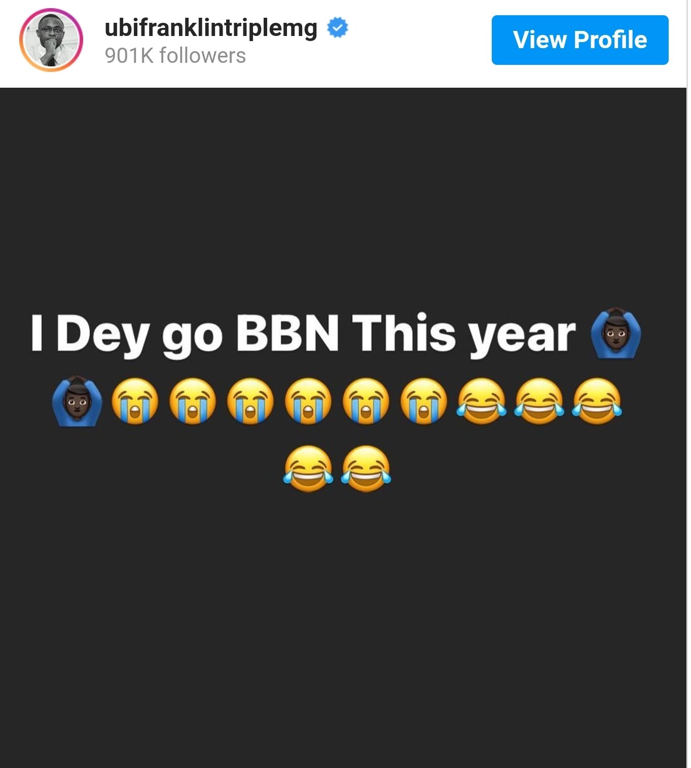 Instablog9ja I Dey Go n This Year Ubi Franklin Jokes After Dorathy Confirmed Giving Brighto A Bj T Co Mvfv6qwuvi Twitter