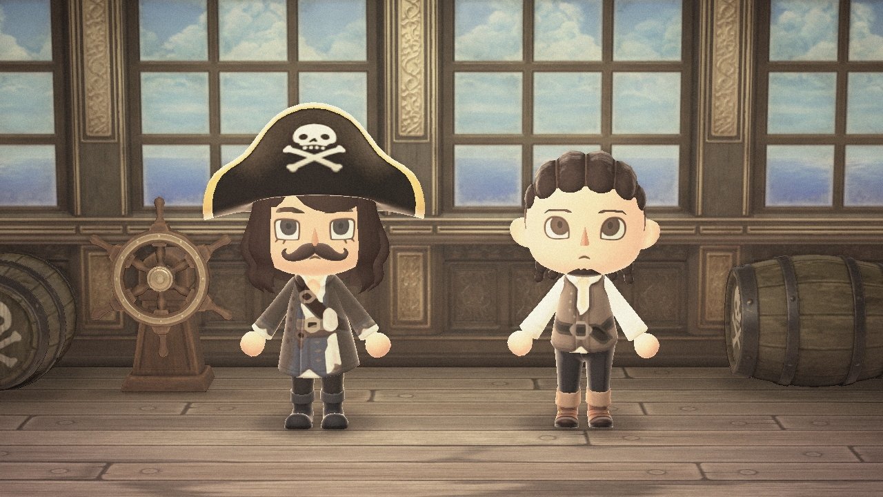 あめ 𓈒 パイレーツ オブ カリビアン ジャック スパロウとウィル ターナーの服を描きました 𓈒𓏸 肌の色は ジャックは薄い順から5番目 ウィルは3番目の色に 合わせて描いてます 魔女のお遊び あつ森 Animalcrossing