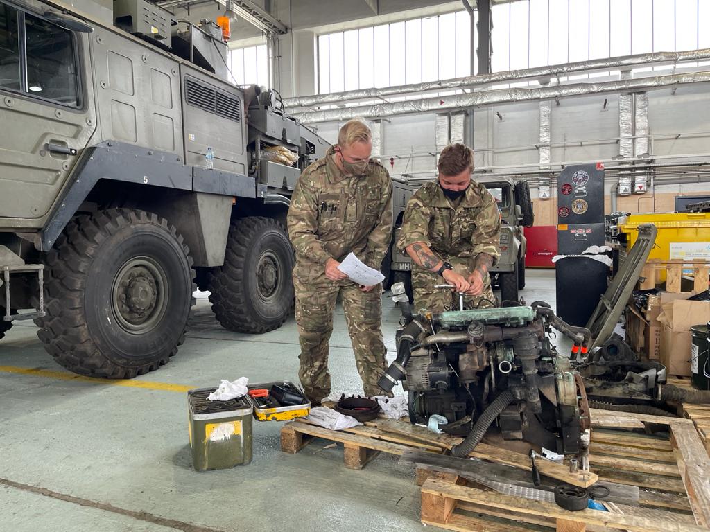 2 CS Bn REME (@2cs_bn_reme) on Twitter photo Female technicians and engineers are represented across <a href="/2CS_Bn_REME/">2 CS Bn REME</a> as Vehicle Mechanics, Metalsmiths, Tech Support Specs and as Engineering Officers. Cfn Kelly is midway through her engineering apprenticeship, under the guidance of LCpl Hall.
#INWED21 #people Female technicians and engineers are represented across <a href="/2CS_Bn_REME/">2 CS Bn REME</a> as Vehicle Mechanics, Metalsmiths, Tech Support Specs and as Engineering Officers. Cfn Kelly is midway through her engineering apprenticeship, under the guidance of LCpl Hall.
#INWED21 #people