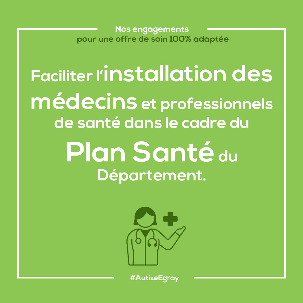 Si nous voulons accueillir davantage de médecins et de spécialistes de santé sur notre territoire, nous devons mettre en oeuvre le Plan #Santé qui permettra de faciliter leur installation mais aussi celle de leur conjoint. #AutizeEgray <a href="/100_deux/">Deux-Sèvres en action - 100 % Deux-Sèvres</a>