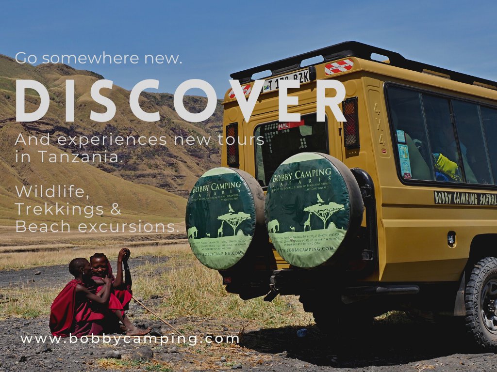 BobbyCamping's tweet photo. GO SOMEWHERE NEW.
Discover the beauty and magic of Tanzania Safari with us.
Kindly hit our e-mail for safari packages this season.
info@bobbycamping.com
Endless discoveries. https://t.co/c09jfMeGCG