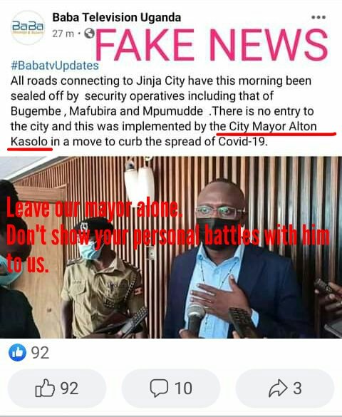 EngineerFrankG1's tweet photo. @babatvuganda @BalyekuOfficial @KafukoJoel2 Please baba media group leave mayor kasolo alone because recently you made him resign from your radio station and he accepted therefore give him peace. https://t.co/nmqSMVKlmf