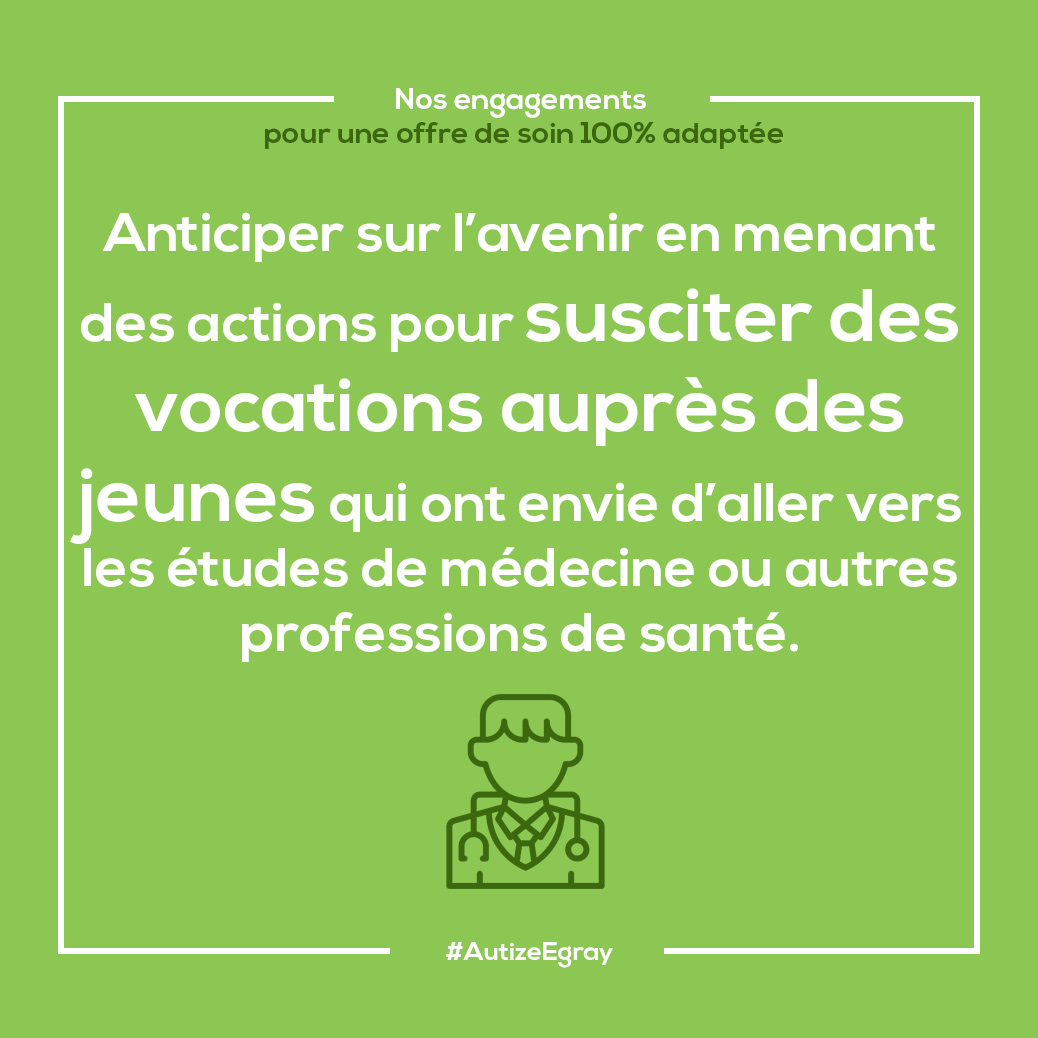 Valorisons les métiers de la #santé auprès des plus jeunes pour susciter des vocations et faire le pari de l'avenir : des jeunes bien soignés en zone rurale peuvent devenir des médecins épanouis chez nous dans 15 ans ! <a href="/100_deux/">Deux-Sèvres en action - 100 % Deux-Sèvres</a> #DeuxSevres #AutizeEgray