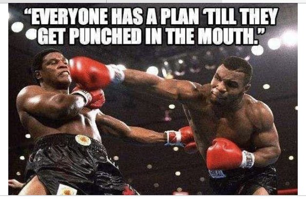 Bakari S Machumu What Comes To Mind When You Read This Quote By Mike Iron Tyson Everyone Has A Plan Until They Get Punched In The Mouth Resilience Photo Financial
