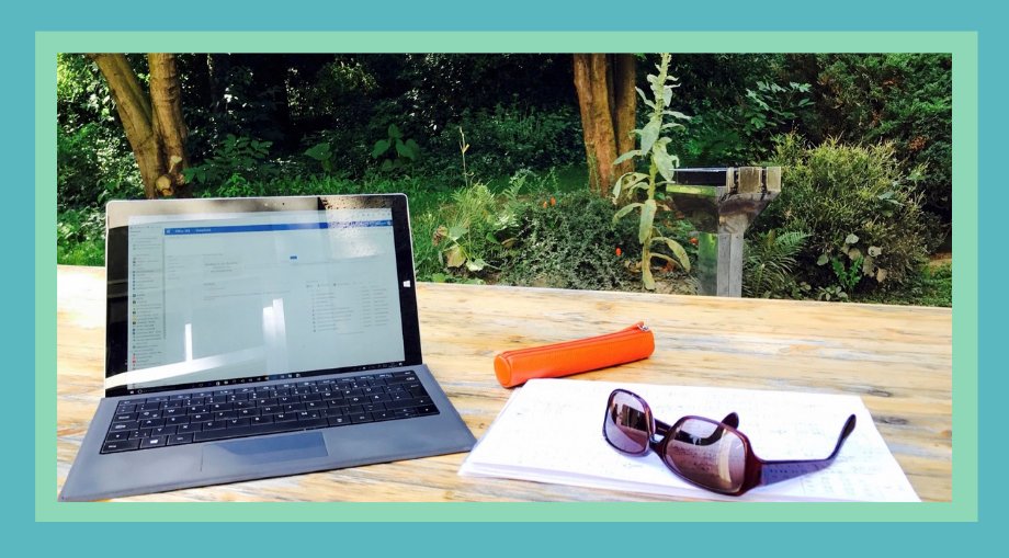 Der Arbeitsort sollte der Ort sein, der die jeweilige Arbeit bestmöglich unterstützt. Insbesondere bei kreativer oder konzeptioneller Arbeit kann dies für #digitaleteams bei schönem Wetter auch ein Ort in der Natur sein. Wo habt Ihr schon einmal draußen gearbeitet? 🌸☀🌺