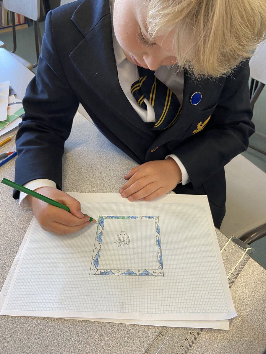 3F are designing Roman mosaics to make in real life soon! Tricky stuff using squared paper! 👀🏛✏️ <a href="/Habsmonmouth/">Haberdashers' Monmouth School</a> <a href="/MonBoysPrep/">Monmouth Boys' Prep</a> #Pompeii #Mosaic #Humanities #Design