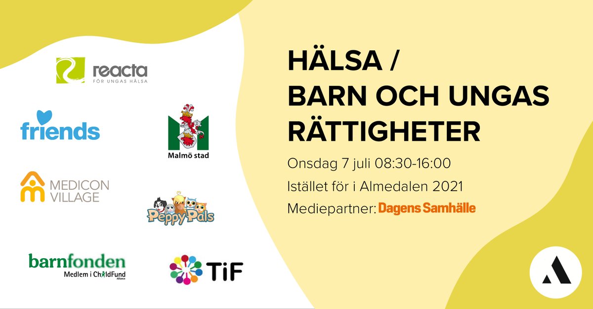 Reacta's tweet image. Hur kan vi arbeta mer hälsofrämjande? Du missar väl inte "Istället för i Almedalen" 5-7 juli och seminariumet Barn och ungas hälsa den 7 juli kl. 10.00-10.45. reacta.se/blog/hur-kan-v…
#hälsa #hälsofrämjande #barnsochungashälsa #psykiskhälsa #reacta #välmående