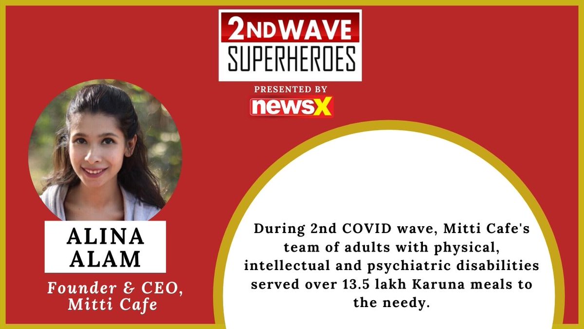 #2ndWaveSuperheroes | Alina Alam, Founder &amp; CEO, Mitti Cafe, on our special show '2nd Wave Superheroes' live at 6 pm today.

<a href="/mitti_cafe/">Mitti Cafe</a>