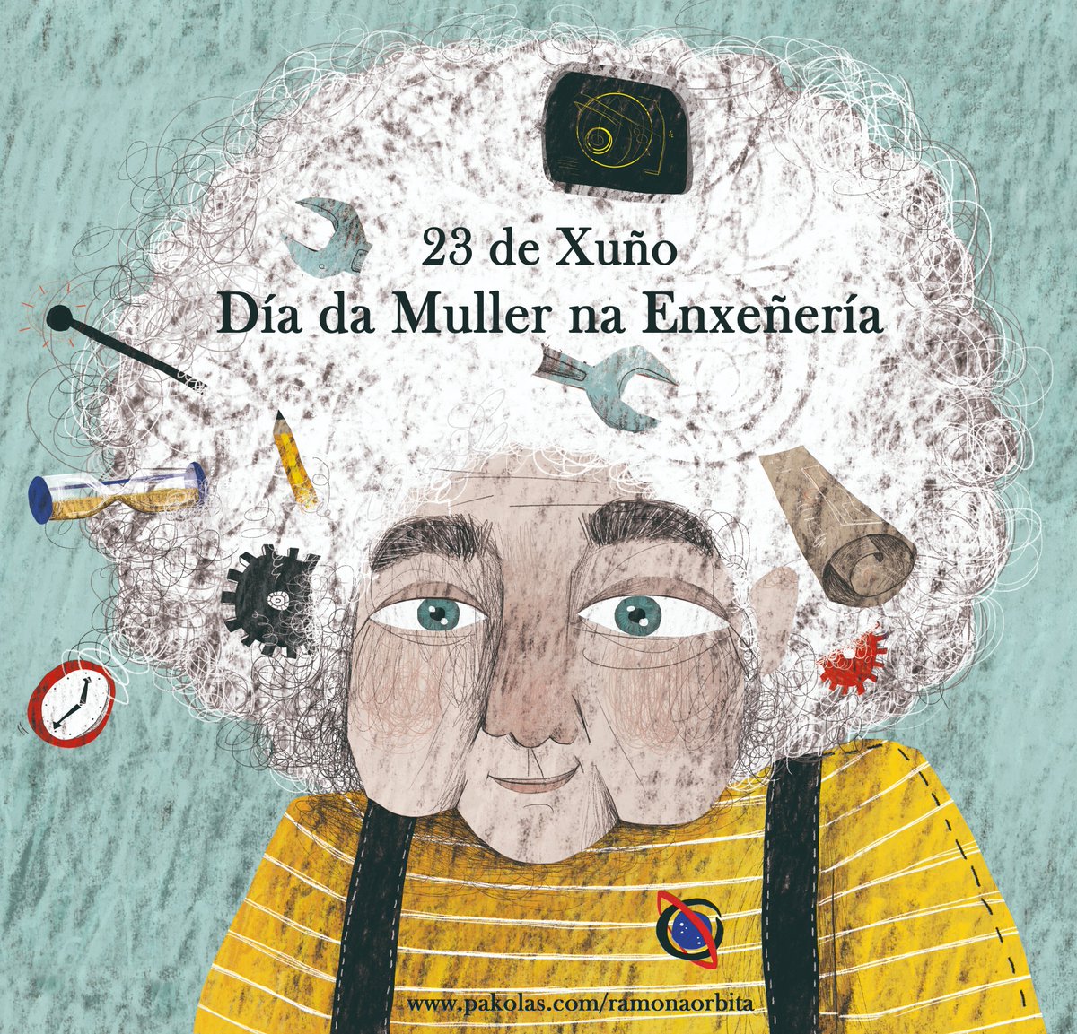 Hoxe é o #DíadaMuller na Enxeñería, e nós con quen o festexamos? Pois coa nosa Ramona Órbita! pakolas.com/ramonaorbita   #WomensEngineeringSociety @WEi_INC #diadamullernaenxeñeria #ramonaorbita #pakolas #worlddayofwomeninengineering