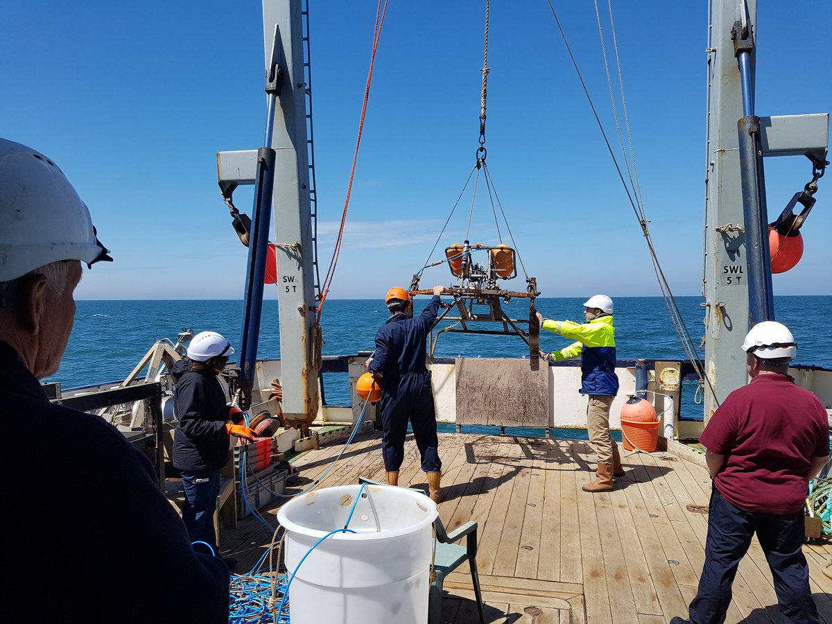 First leg of our final research cruise was very successful with camera, grab, beam trawl and acoustic sampling around #Anglesey. Now we are sailing further afield for more #seabed and sub-bottom surveys. @wefowales @sos_bangor_uni @TimothyWhitton @TDJ_marine